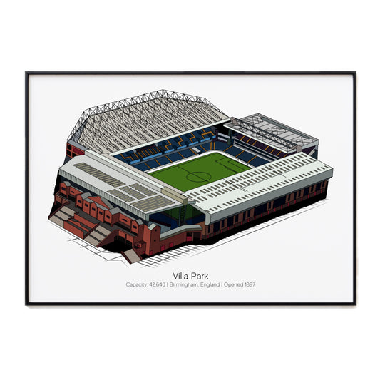 Villa Park Stadium Print
