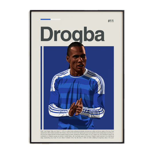 Didier Drogba Chelsea Print
