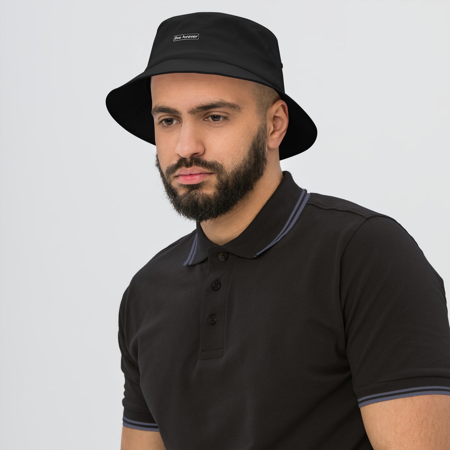 Live Forever Embroidered Bucket Hat